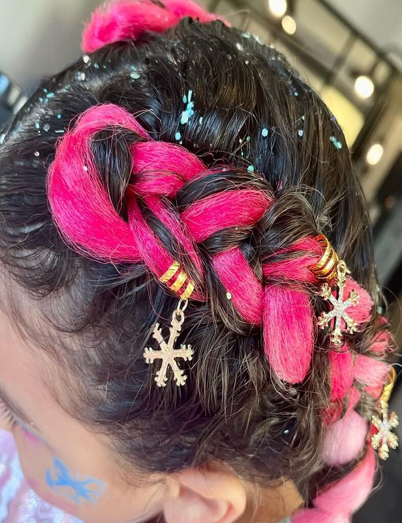 Princess unicorn braids by #YBL