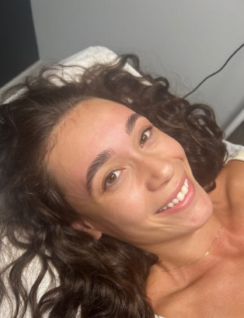 Brow lamination service by #YBL